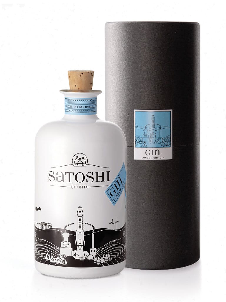 Satoshi London Dry Gin in Kartonhülse